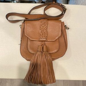 RM Tan Tassel Crossbody